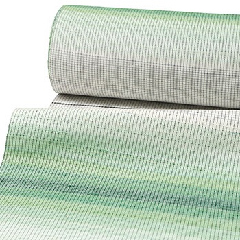 長井紬（絣/横段ぼかし）『翠雲』【渡源織物】