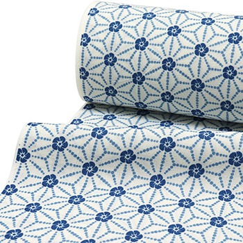 洗える着物（麻の葉）『月華美人』【東レセオα】