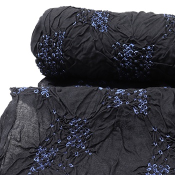 絞り浴衣（変わり市松）【藤娘きぬたや】