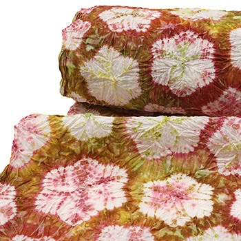 絞り浴衣（花輪）【藤娘きぬたや】