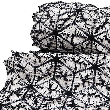 絞り浴衣（麻の葉）【藤娘きぬたや】