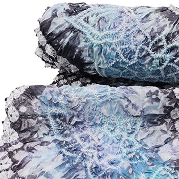 有松鳴海絞り浴衣（花と蝶）