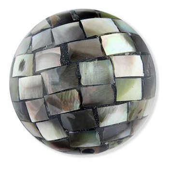 螺鈿帯留（ラウンド/小）『花しおり』【大原商店】