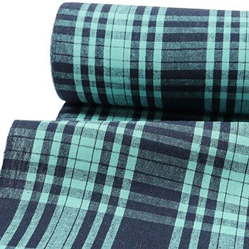 伊勢綿麻(変わり格子)【臼井織布】