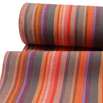 久留米絣（矢鱈縞）『縞百選』【坂田織物】