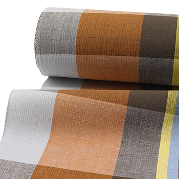 片貝木綿（格子）【紺仁】