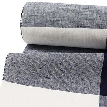 片貝木綿(格子)【紺仁】