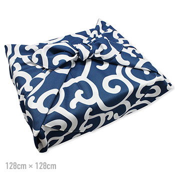 撥水風呂敷（唐草）『ながれ』