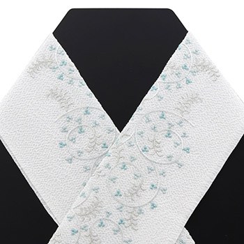 吉祥文様刺繍半衿（唐草）【いち利モールオリジナル】