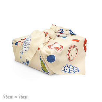 撥水風呂敷（豆皿）『ながれ』