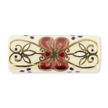 清水焼帯留（筒形）【いち利モールオリジナル】