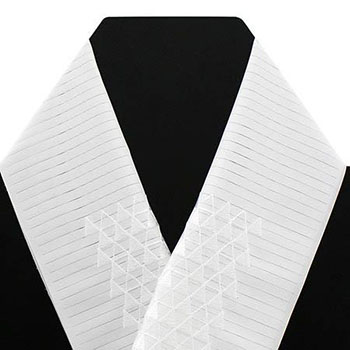 刺繍絽半衿（鱗）【いち利モールオリジナル】