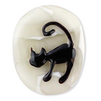 ハロウィン帯留（猫）【いち利モールオリジナル】