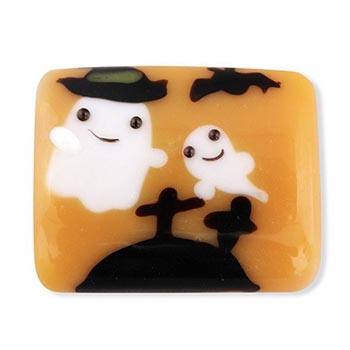 ハロウィン帯留（おばけの集まり）【いち利モールオリジナル】