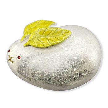 帯留（雪うさぎ）【数-SUU-】