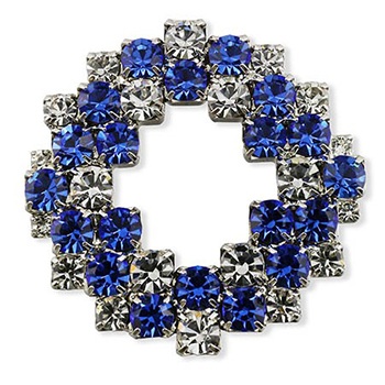 ラインストーン帯留（リース）『花しおり』【大原商店】