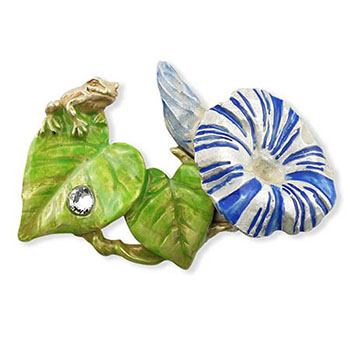 帯留（朝顔）【数-SUU-】