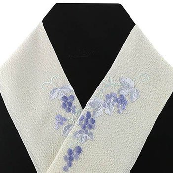 吉祥文様刺繍半衿（葡萄唐草）【いち利モールオリジナル】: 和装小物｜着物（きもの）・和服・反物の通販サイト いち利モール