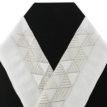 吉祥文様刺繍半衿（鱗）【いち利モールオリジナル】