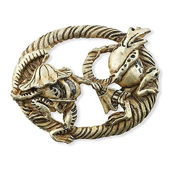 帯留（蛙の田楽）『鳥獣戯画』【数-SUU-】