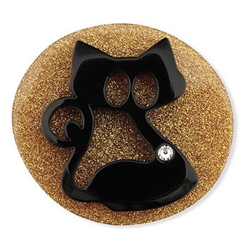 ハロウィン帯留（シャム2）【いち利モールオリジナル】