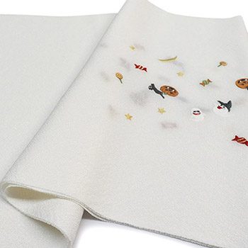 刺繍帯揚（ハロウィン）【いち利モールオリジナル】