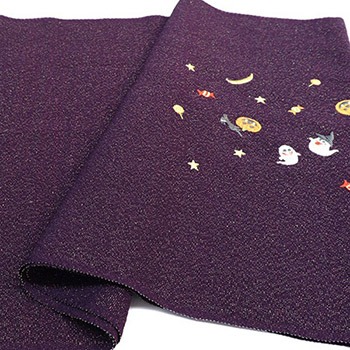 刺繍帯揚（ハロウィン）【いち利モールオリジナル】