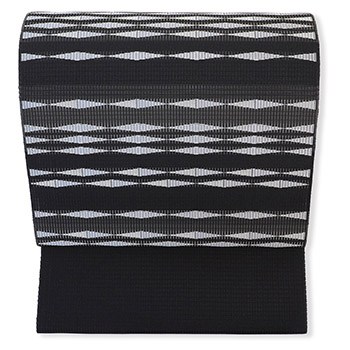 博多八寸名古屋帯（横段）【協和織工場】