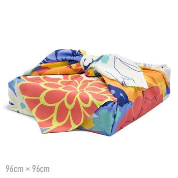 撥水風呂敷（華々）『ながれ』