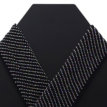 ビーズ半衿（手編み）