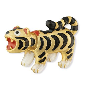 帯留（寅の張り子）【数-SUU-】