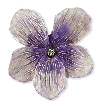 帯留（スミレ一輪）【数-SUU-】