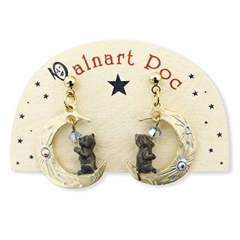 ピアス(キャットムーン)【Palnart Poc】