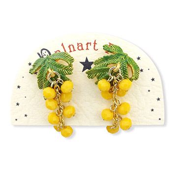ピアス(ミモザ)【Palnart Poc】