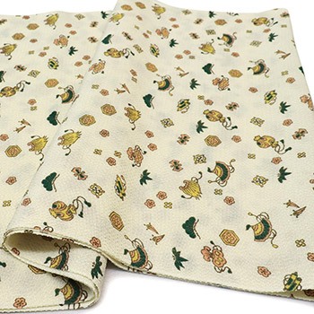 板場友禅帯揚（宝尽くし）【いち利モールオリジナル】