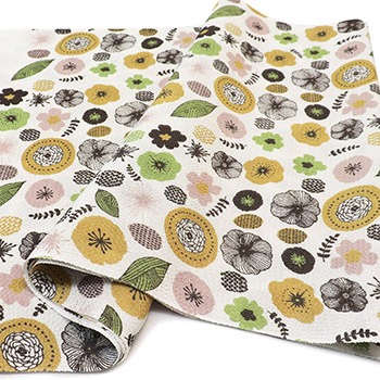 板場友禅帯揚（北欧花）【いち利モールオリジナル】