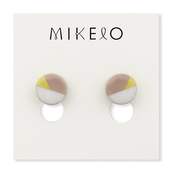 美濃焼ピアス(プチモダンパステル)【MIKELO】