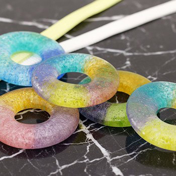 ガラス帯留（リング）【kao×いち利モール】