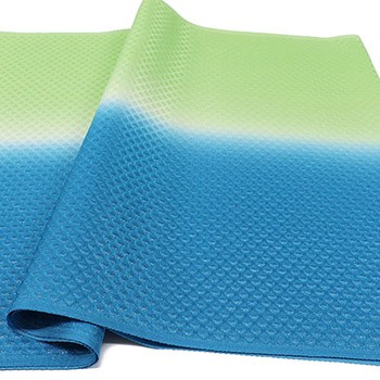 縦ぼかし帯揚（亀甲/銀糸）【銀座いち利オリジナル】