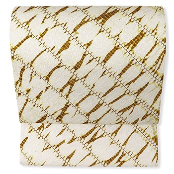 博多八寸名古屋帯『有松鳴海絞り』【協和織工場】