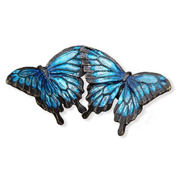 帯留（オオルリ）【数-SUU-】