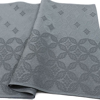 先染め帯揚（花七宝）【衿秀】