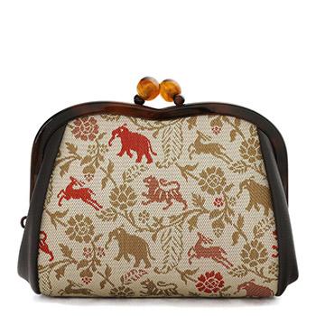 3.5ラクトコイン入れ（シャーティーの虎）【龍村美術織物】