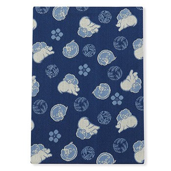 御朱印帳（吉祥狗子文）【龍村美術織物】