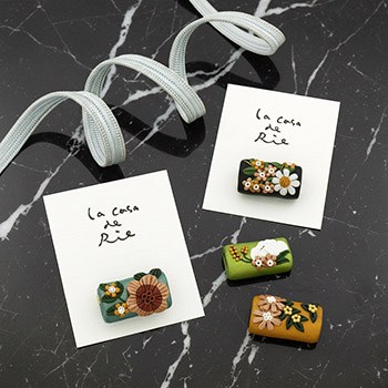 クレイ帯留『KAGAYAKI』【カサデリエ×いち利モール】