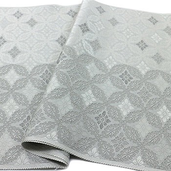 先染め帯揚（花七宝）【衿秀】