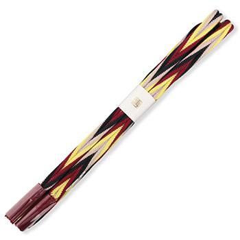 洋角捻り組み撚り房帯締【衿秀】