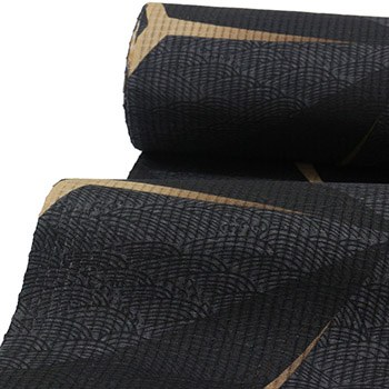 綿縦絽着尺（細密染/麻の葉/青海波）【美術サロン】