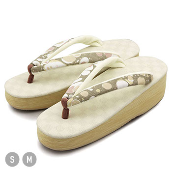 草履（バブル）『墨流し』【カレンブロッソ×いち利モール】