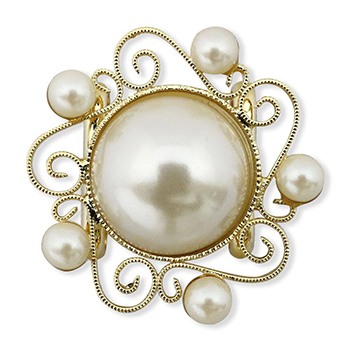 パール帯留（花環）『花しおり』【大原商店】